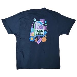 TACO BELL Company Uniform Employee Shirt Short Sleeve
